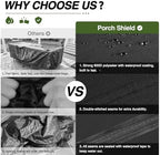 Porch Shield Waterproof Rectangular Patio Table Cover 75 x 43 inch - Image 3