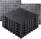 8PCS Interlocking Drainage Mat, Cushioning Floor Tiles Mats by WENQUIT