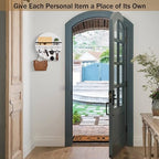 Key Holder Wall Mount with Shelf and Hooks, Mail Organizer - Image 2