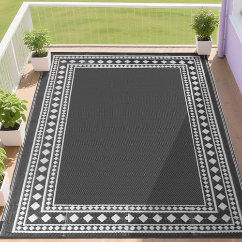 RURALITY Outdoor Rugs 8x10 Waterproof by RURALITY