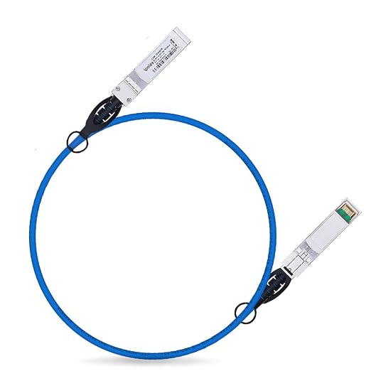 ipolex Colored 10G SFP+ Twinax Cable, Direct Attach Copper Passive Cable in Blue by ipolexUS