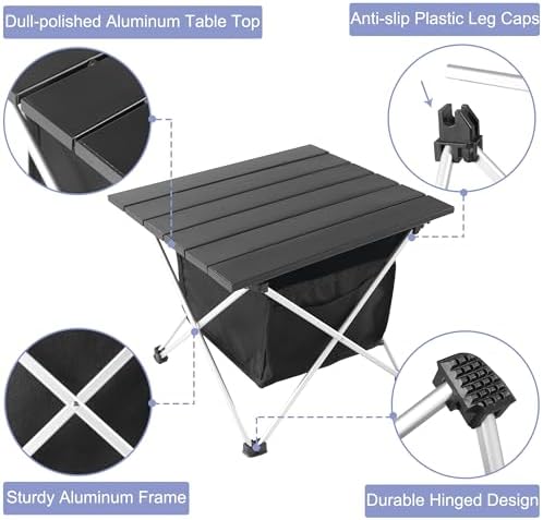 Grope Ultralight Aluminum Camping&Beach Table - Image 3