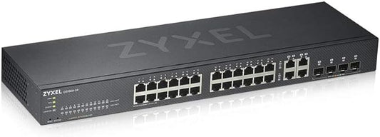 Zyxel 24 Port Ethernet Switch | Smart Managed Gigabit Network Switch | 24x GbE by ZYXELNETWORKS