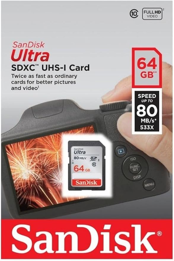 SanDisk Ultra 64GB Class 10 SDXC UHS-I Memory Card up to 80MB/s - Image 5