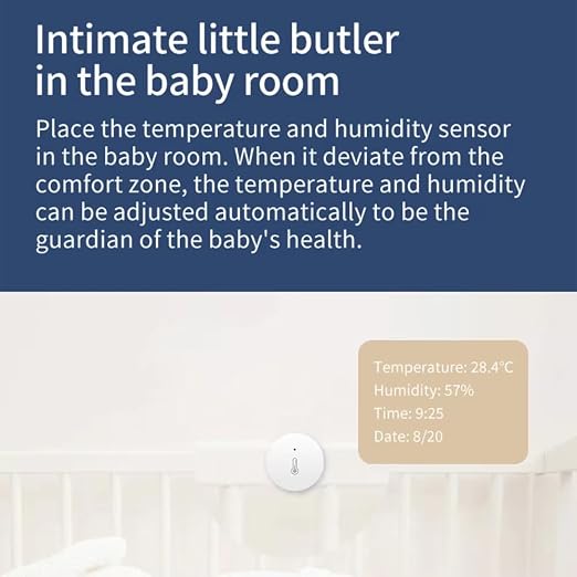 Haozee Zigbee Temperature and Humidity Sensor, ZigBee Hub Required, - Image 5