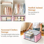 Fab totes 35L Closet Organizers, Foldable Under Bed Storage Containers - Image 5