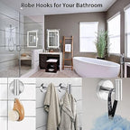 Kruodop Towel Hooks for Bathroom, 2 Packs Wall Mount Towel Holder, Bronze Matte - Image 6