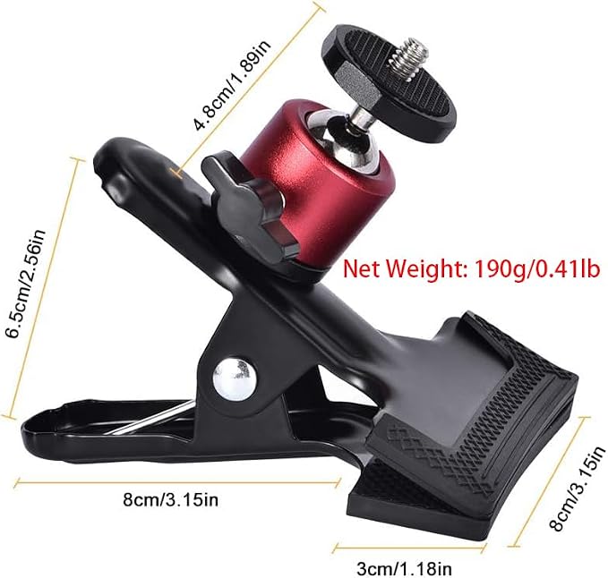 UTEBIT Tripod Camera Clip Clamp - Image 7