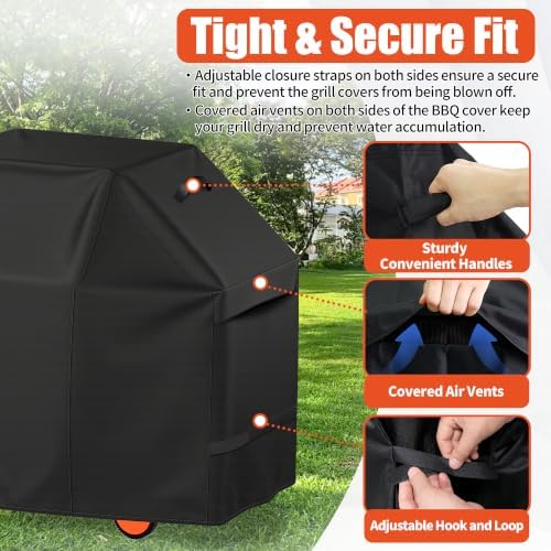 iCOVER Grill Cover 70 inch, BBQ Grill Cover - Image 5