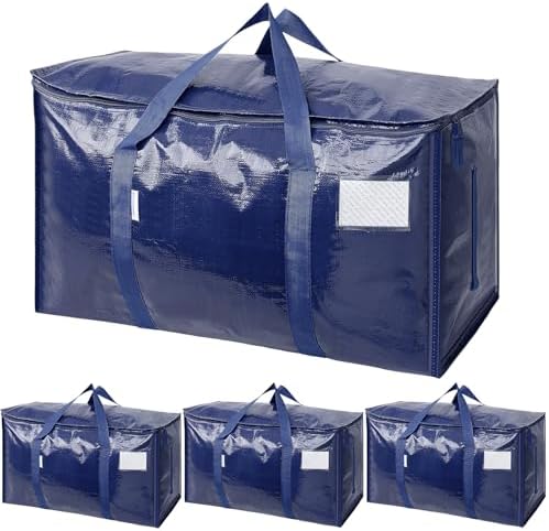 TICONN 4 Pack Extra Large Moving Bags Heavy Duty by TICONN