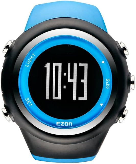 EZON GPS Running Watch with Distance Pace Alarm and Calorie Counter and by EZON