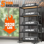 LEVELEVE 5-Tier Storage Shelving Unit, - Image 5