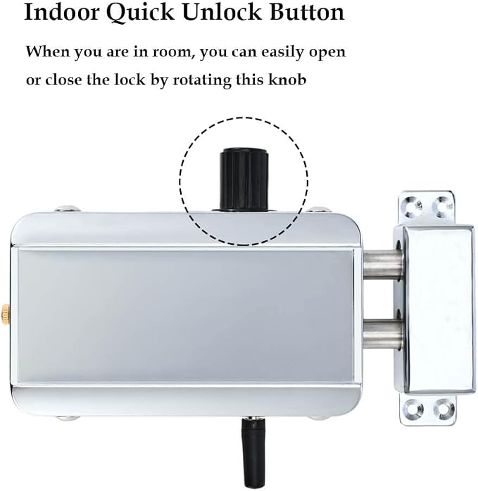 Electronic Deadbolt, Remote Control Anti-Theft Home Security Keyless Smart - Image 3