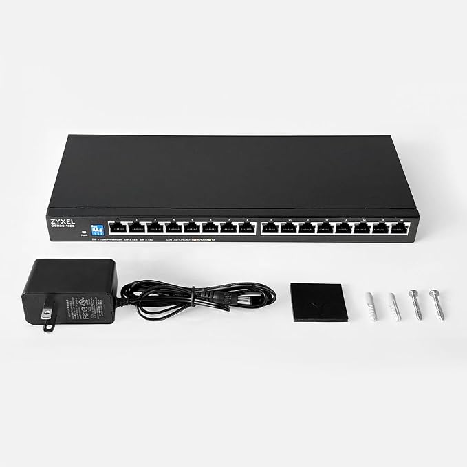 Zyxel 16 Port Network Switch | Unmanaged Gigabit Ethernet Switch | 16x GbE - Image 5