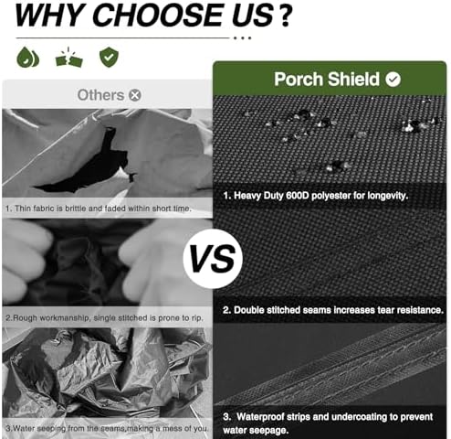 Porch Shield Outdoor Prep Table Cover 40"L x 24"W x 30"H - Image 5