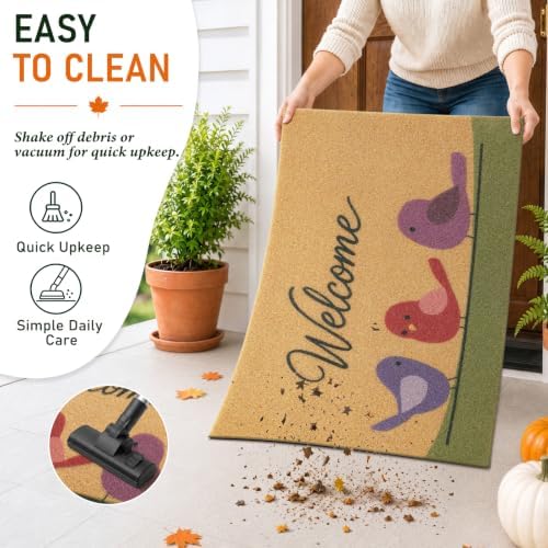OLANLY Front Door Mat 47x32, Low Profile Doormat - Image 7