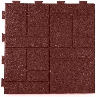Playsafer Squarescape Rubber Interlocking Tile by Playsafer