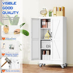 GAIOUS 47.2" Tall Metal Storage Cabinet - Image 5