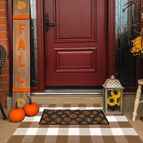 Buffalo Plaid Outdoor Rugs, Layering Rug - Image 3