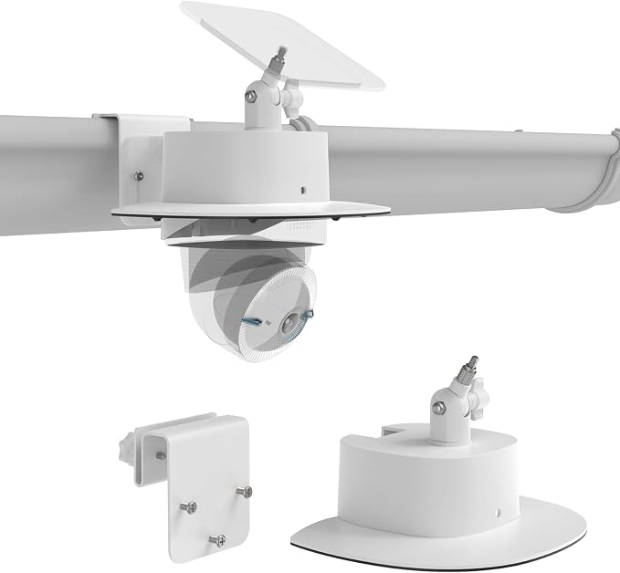 Rain Sun Shield Cover with Adjustable Solar Panel Gutter Mount - Image 7