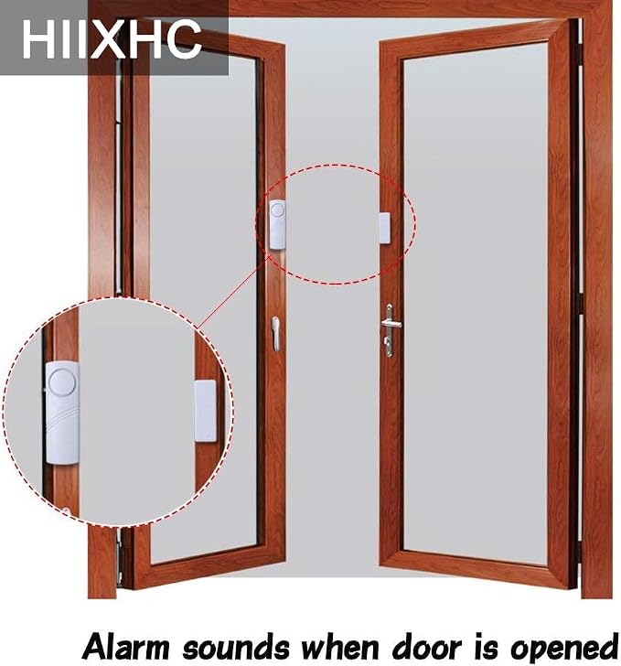 Personal Security Window & Door Alarm Bell | Wireless Sensor Door Window - Image 5