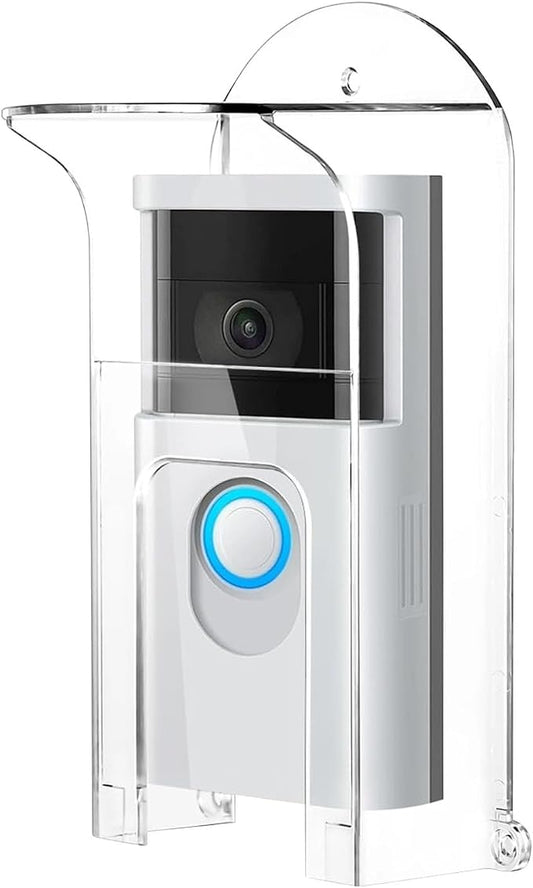 Transparent Plastic Doorbell Rain Cover Compatible by OYOCAM