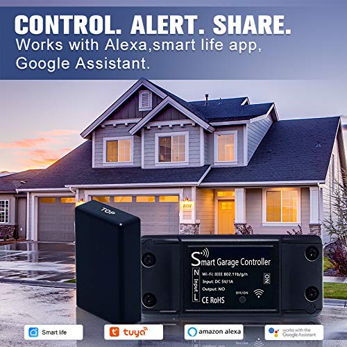 AGSHOME Wireless Smart Wi-Fi Garage Door Opener TUYA and Smart Life APP - Image 3