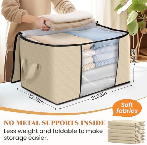 Fab totes 10 Pack Storage Bags for Clothes Blanket Storage Bins - Image 2