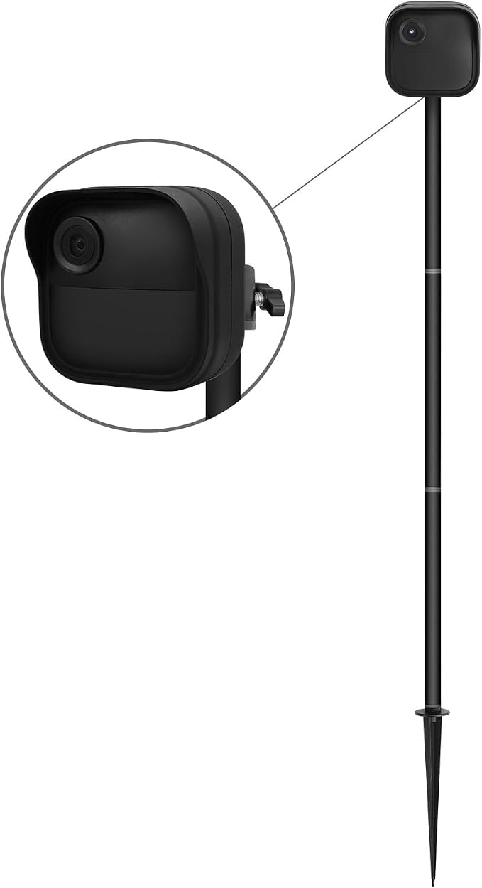 Adjustable Ground Stake Mount for Blink Outdoor 4/2K+ Security Camera, by Unknown
