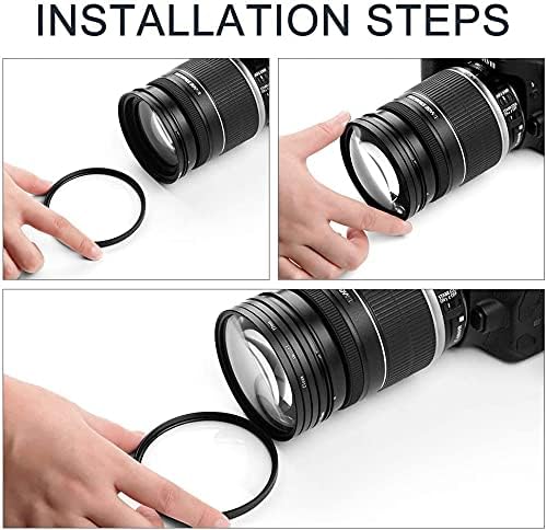40.5mm Close-up Filter Kit 4 Pieces Macro Filter Accessory Close-up Lens Filter - Image 5