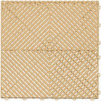 Swisstrax Ribtrax PRO Garage Floor Tiles, Mocha Java by Swisstrax