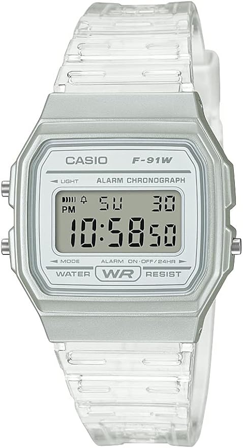 Casio F91W Series | Digital Watch | Water Resistant | LED Light | 1/100 SEC by Casio