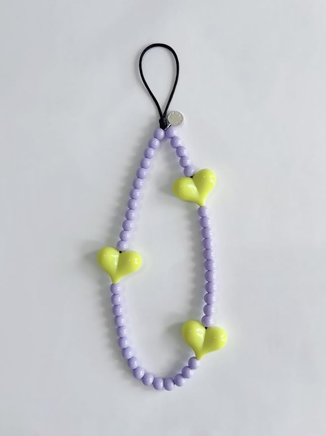 Drawwind Phone Charm Beaded Wristlet Strap Universal Cell Phone Lanyard Cute - Image 6