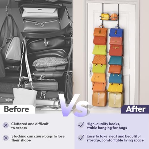 SWTYMIKI Over The Door Purse Organizer - Image 5