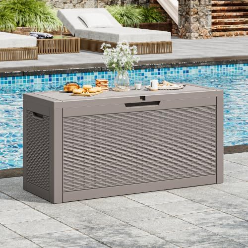 KAMABOKO Outdoor Storage Box, 70 Gallon Deck Box Outdoor Waterproof by KAMABOKO