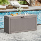 KAMABOKO Outdoor Storage Box, 70 Gallon Deck Box Outdoor Waterproof by KAMABOKO