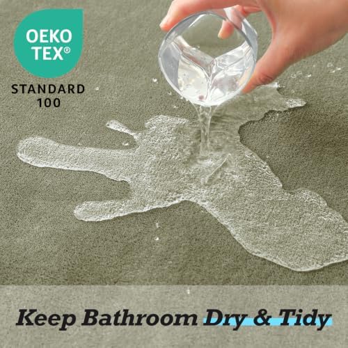 HUXMEYSON Bathroom Rugs Sets 2 Piece, Non-Slip & Quick Dry Bath Mat Set - Image 5