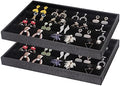 Julysky 2 Pcs/set Stackable Jewelry Organizer Trays，Earrings Tray+Earrings Tray by Julysky
