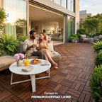 Acacia Interlocking Deck Tiles, 12 Slats - Image 4
