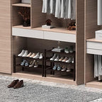 ROMGUAR CRAFT 2 Tier Bamboo Shoe Rack - Image 4