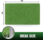 Artificial Turf Rug, 3x5 Ft Realistic Grass Mat, Indoor/Outdoor Rug Turf - Image 2