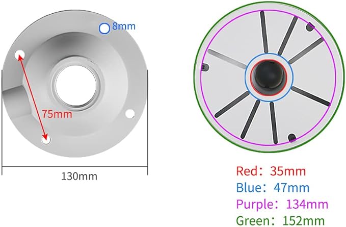 Security Camera Mount Bracket, Dome Camera Mount Universal Camera Wall Mounting - Image 3