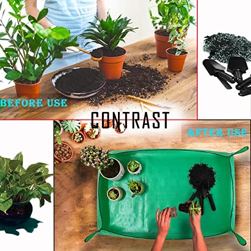 BIUWING Extra Large Plant Repotting Mat, Thickened Waterproof - Image 2