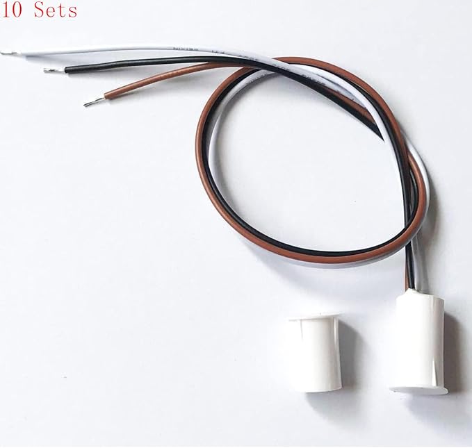 RC-33 NC/NO Magnetic Reed Switch Recessed Wired Door Window Alarm, Magneti Door - Image 3