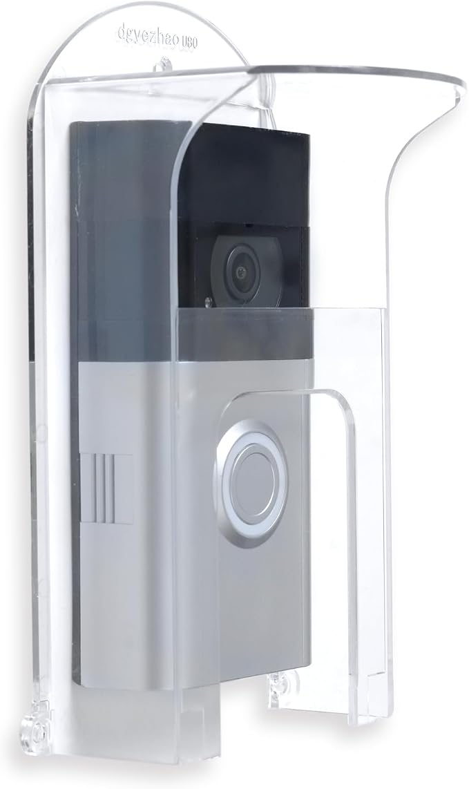 Transparent Plastic Doorbell Rain Cover, All Models Waterproof Protector Shield by dgyezhao