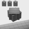 EchoDeck Interlocking Deck Tiles, 44 Pack Patio Tiles Outdoor Interlocking All by Unknown