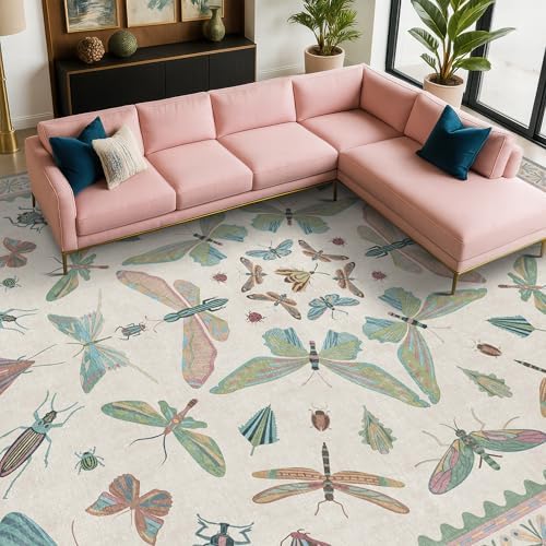 Green Butterfly Rugs for Girls Bedroom - Image 6