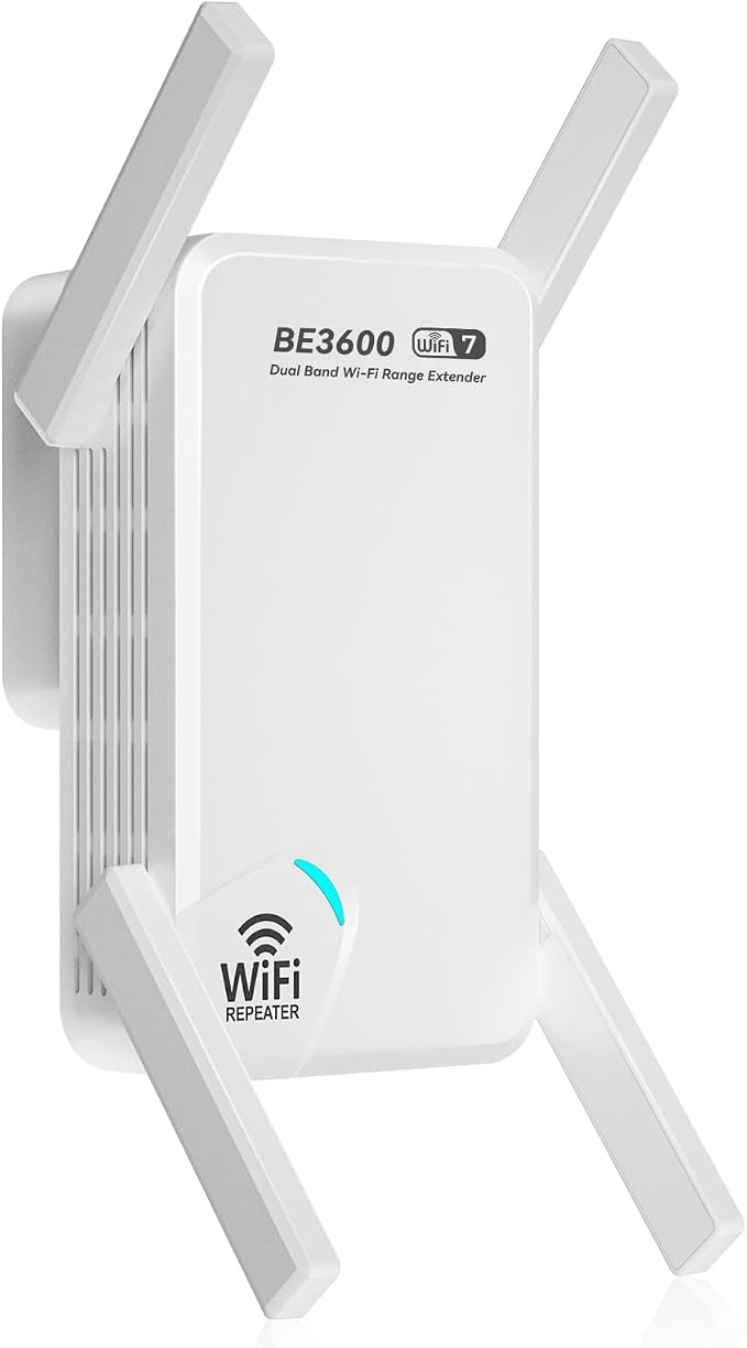 WiFi 7 Extender Signal Booster for Home, 3.6 Gbps Dual-Band Internet Extender - Image 9