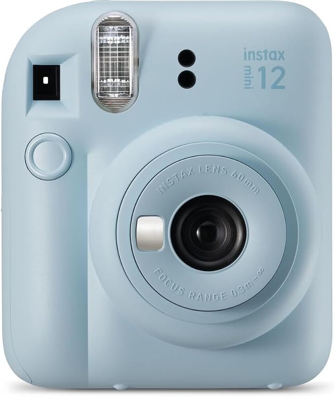 FUJIFILM INSTAX Mini 12 Instant Film Camera | Pastel Blue Bundled - Image 2