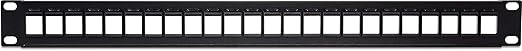 TRENDnet 24-Port Blank Keystone 1U Patch Panel, 1U 19" Metal Rackmount Housing - Image 7